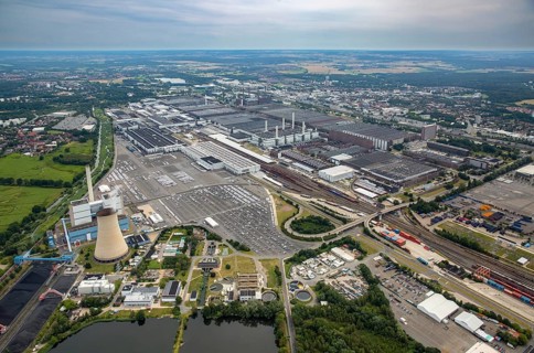 Volkswagenwerk Wolfsburg, Lower Saxony, Germany, Europe, aerial photo, birds-eyes view, aerial