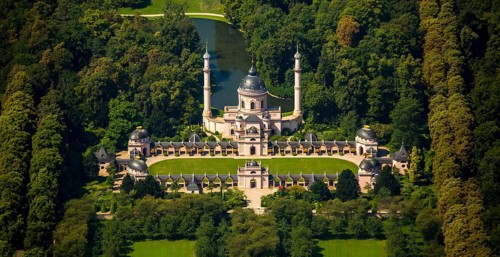 Red Mosque in the Turkish Garden, Schwetzingen Palace with Palace Garden, Schwetzingen,
