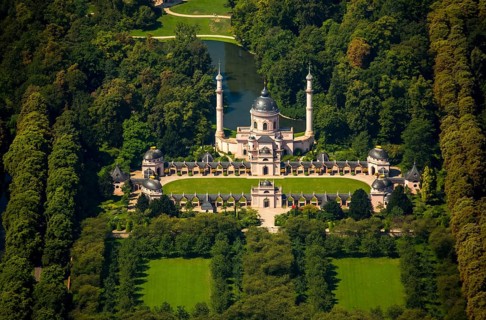 Red Mosque in the Turkish Garden, Schwetzingen Palace with Palace Garden, Schwetzingen,