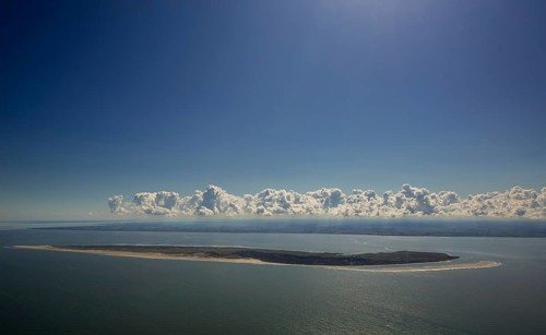 Aerial photo, Spiekeroog, North Sea, North Sea island, East Frisian Islands, Lower Saxony, Germany,