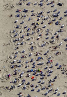 Aerial photo, Wangerooge, North Sea, North Sea island, East Frisian Islands, Lower Saxony, Germany,