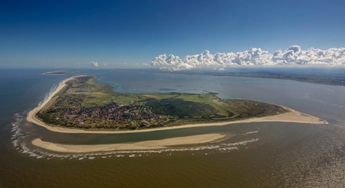 Sandbank, aerial view, Langeoog, North Sea, North Sea island, East Frisian Islands, Lower Saxony,