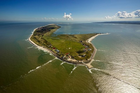 Groynes, Wadden Sea, aerial view, Wangerooge, North Sea, North Sea island, East Frisian Islands,