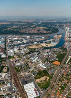 Rheinchemie Rheinau-Hafen Mannheim, Rhine, Mannheim, Baden-Württemberg, Germany, Europe, aerial