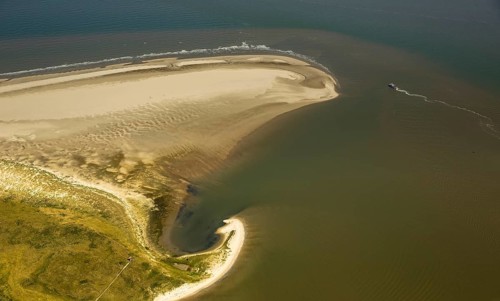 Osterhook, Wadden Sea, aerial photo, Langeoog, North Sea, North Sea island, East Frisian Islands,