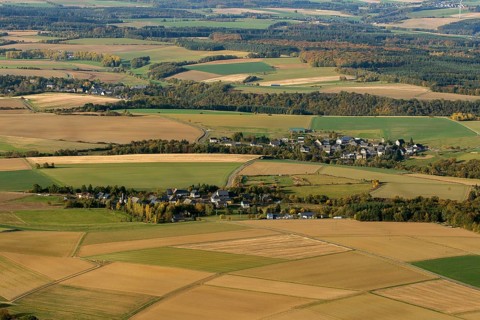 Hunsrück, Schwerbach, Saarland, Germany, Europe, Sankt Ingbert, aerial photo, birds-eyes view,