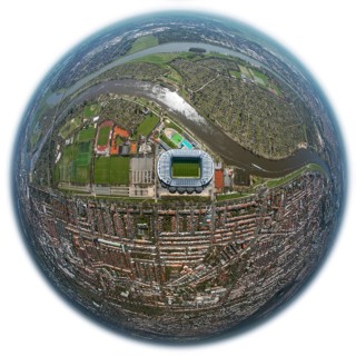 Weser stadium of SV Werder Bremen GmbH & Co. KGaA, Bundesliga, football club, solar roof, stadium