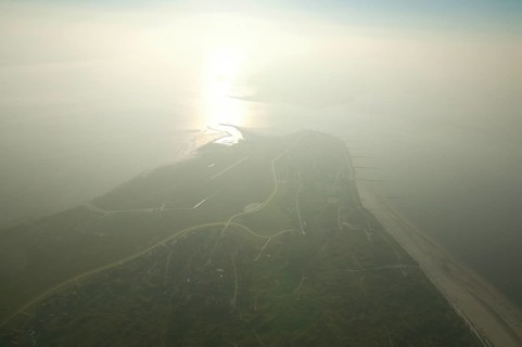 Baltrum Flight date 06.10.2005 Photo: Aerial photo Hans Blossey, Island North Sea East Frisia East