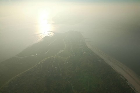 Baltrum Flight date 06.10.2005 Photo: Aerial photo Hans Blossey, Island North Sea East Frisia East