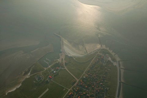 Baltrum Flight date 06.10.2005 Photo: Aerial photo Hans Blossey, Island North Sea East Frisia East