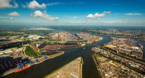 Container Port Hamburg, CTA, Container Terminal Altenwerder, Hamburg-Altenwerder, Port of Hamburg,