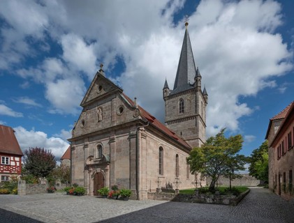 St. Mary's Pilgrimage Church, third largest fortified church in Germany, built from 1461 to 1486,