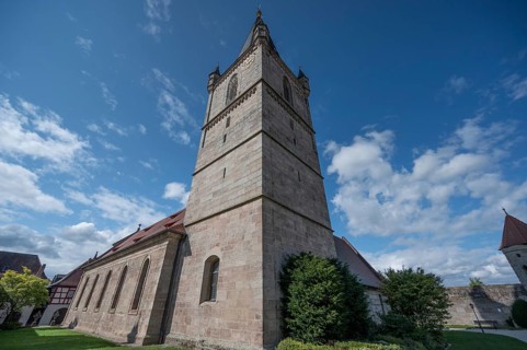 Church of the Nativity of Mary in the fortified church, third largest fortified church in Germany,