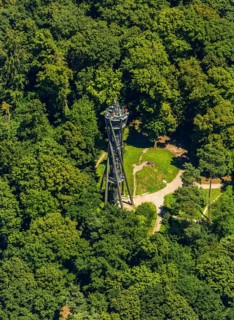 Schlossberg tower on the Schlossberg, Freiburg im Breisgau, Breisgau, Baden-Württemberg, Germany,