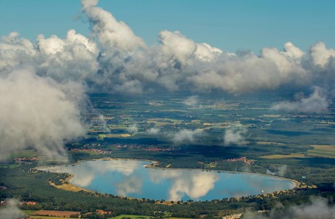 Geeste reservoir, Geeste reservoir, cooling water basin for the Emsland nuclear power plant twelve