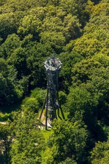 Schlossberg tower on the Schlossberg, Freiburg im Breisgau, Breisgau, Baden-Württemberg, Germany,
