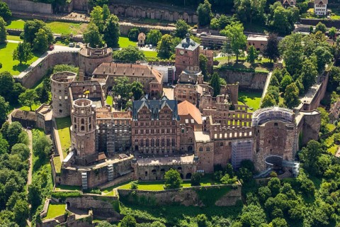 Heidelberg Castle, Heidelberg Castle, Heidelberg Castle Ruins, Heidelberg, Rhein-Neckar-Kreis,