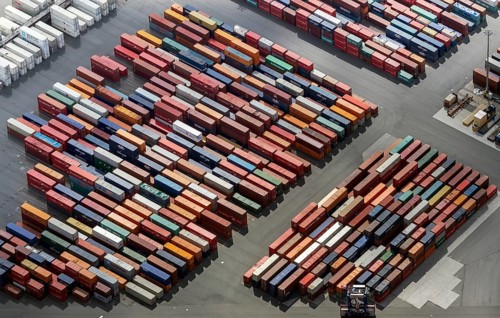 Container port, Waltershofer Hafen, container ships, Eurogate, Eurogate Container Terminal, Port of