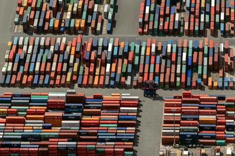 Container port, Waltershofer Hafen, container ships, Eurogate, Eurogate Container Terminal, Port of