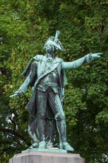 Prince Frederick Josias, Field Marshal, statue, Coburg, Upper Franconia, Franconia, Bavaria,