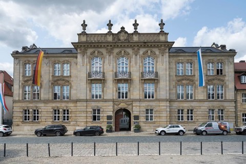 Government building of Upper Franconia, late Baroque, Bayreuth, Upper Franconia, Franconia,