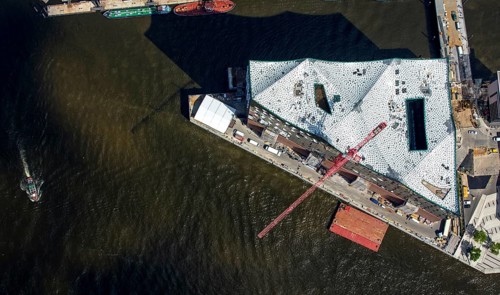 Roof construction of the Elbphilharmony, concert hall in the HafenCity in Hamburg, Elbphilharmonie