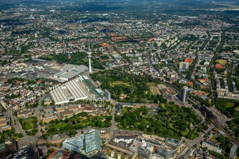 CCH - Congress Center Hamburg and Wallgrabenpark, Dammtordamm, Hamburg, Free and Hanseatic City of