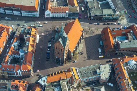 Market Church, Evangelical Lutheran Market Church St. Georgii et Jacobi, parish church in the old