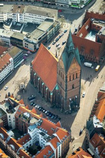 Market Church, Evangelical Lutheran Market Church St. Georgii et Jacobi, parish church in the old