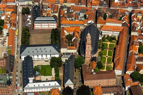 Jesuit Church, Parish Church of the Saint Spirit and St Ignatius, next to the University Square,