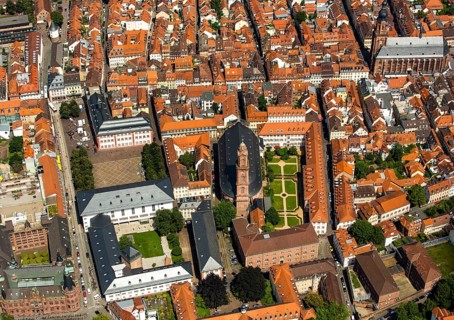 Jesuit Church, Parish Church of the Saint Spirit and St Ignatius, next to the University Square,