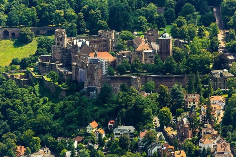 Heidelberg Castle, Heidelberg Castle, Heidelberg Castle Ruins, Heidelberg, Rhein-Neckar-Kreis,