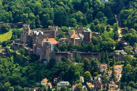 Heidelberg Castle, Heidelberg Castle, Heidelberg Castle Ruins, Heidelberg, Rhein-Neckar-Kreis,