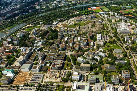 Campus University Heidelberg, University Hospital Heidelberg im Neuenheimer Feld, Heidelberg,