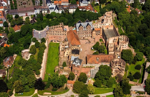 Heidelberg Castle, Heidelberg Castle, Heidelberg Castle Ruins, Heidelberg, Rhein-Neckar-Kreis,