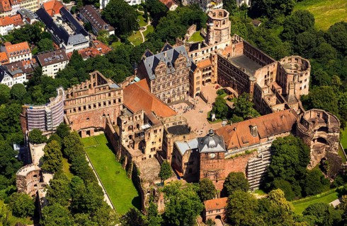 Heidelberg Castle, Heidelberg Castle, Heidelberg Castle Ruins, Heidelberg, Rhein-Neckar-Kreis,