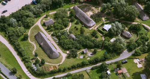 Archaeological Centre Hitzacker, residential barns, longhouses, mortuary hut, pit house, open-air