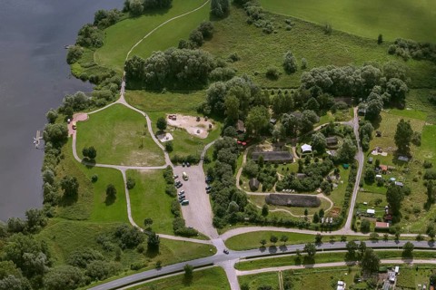 Archaeological Centre Hitzacker, residential barns, longhouses, mortuary hut, pit house, open-air