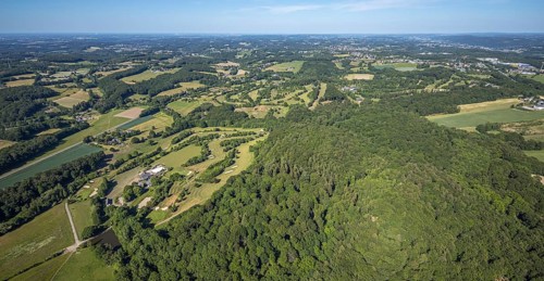 Aerial view, golf course golf club Felderbach Sprockhövel, Frielinghausen 1, Sprockhövel, Ruhr