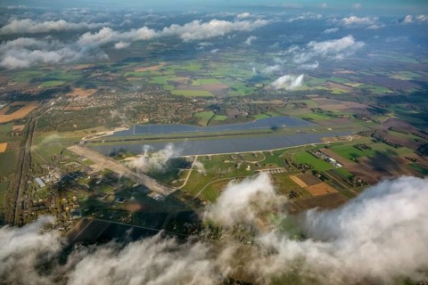 Former airbase Ahlhorn, former military airbase Ahlhorn ETNA, Emstek, Lower Saxony, Germany,