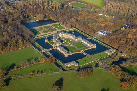 Nordkirchen Palace, Westphalian Versailles, Nordlirchen Palace, 18th century manor house in the