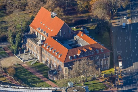Aerial view, TZU Technology Centre for Environmental Protection Management, Marienviertel Ost,