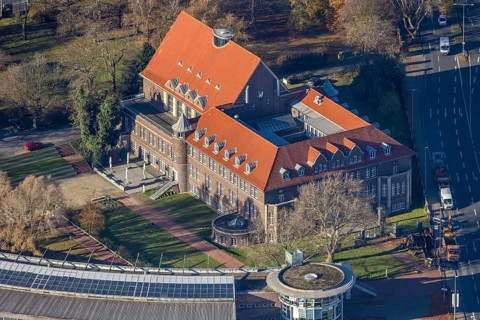 Aerial view, TZU Technology Centre for Environmental Protection Management, Marienviertel Ost,