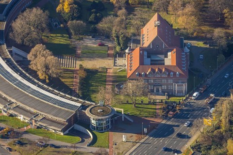 Aerial view, TZU Technology Centre for Environmental Protection Management, Marienviertel Ost,