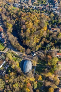 Aerial view, LVR-Industriemuseum St. Antony-Hütte, Klosterhardt, Oberhausen, Ruhr area, North