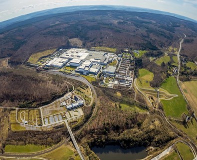 Aerial view, Warsteiner Brewery, Warsteiner Welt guest house, Warsteiner Welt visitor centre,