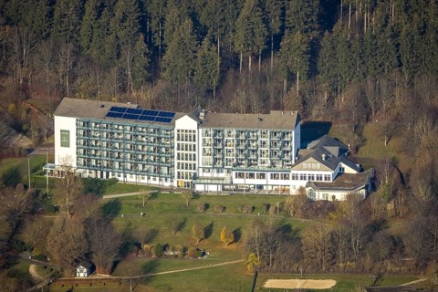 Aerial view, Johannesbad Fachklinik Hochsauerland, VdK Kur- u. Erholungshotel North