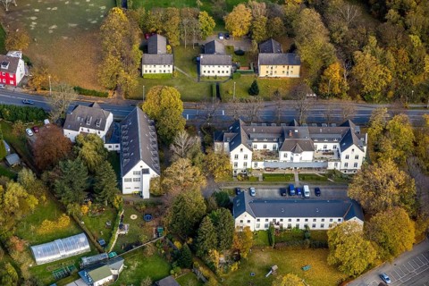 Aerial view, Theodor Fliedner Foundation - Head Office, Nursing School of the Theodor Fliedner