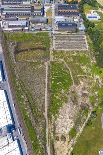 Aerial photograph, Thyssen landfill site, brownfield site Stockumer Straße, Im Rohr,