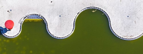 Aerial view, outdoor swimming pool Annen, Witten, Ennepe-Ruhr district, Ruhr area, North